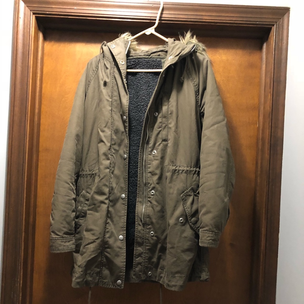 Gap green winter coat